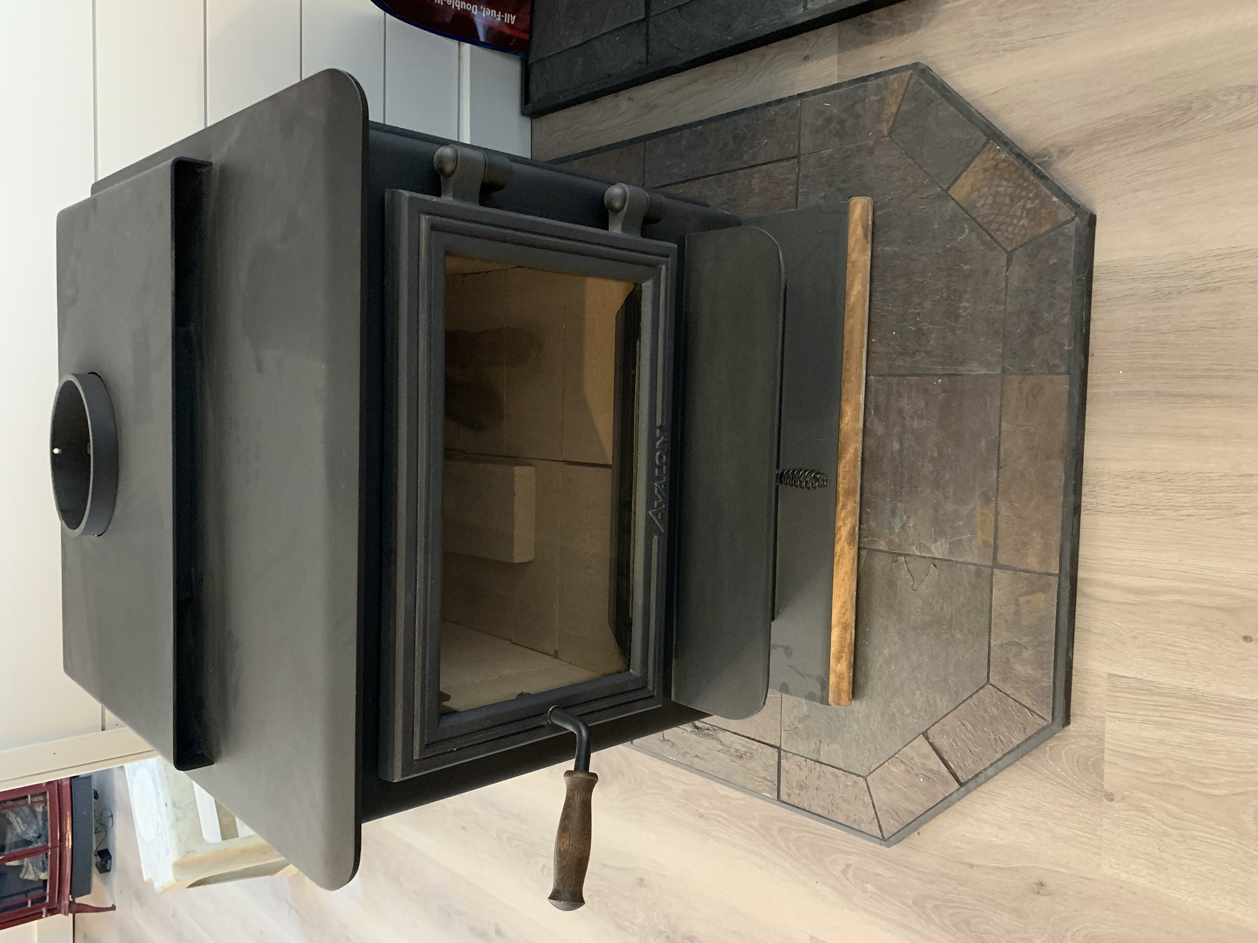 A JOHNSON - WOOD STOVE